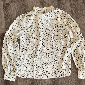 Bohme black/white blouse NWT never worn!